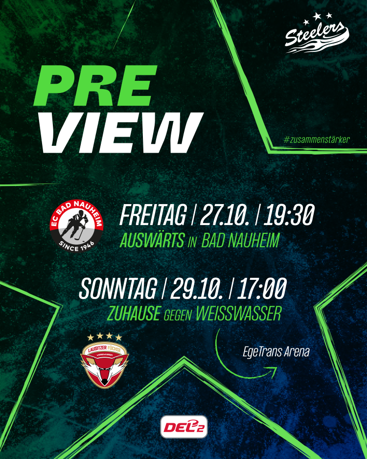 Morgen nach Bad Nauheim – am Sonntag kommt Weißwasser