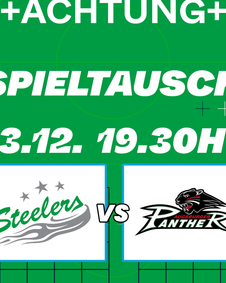 Heimrechttausch mit Augsburg – Heimspiel am 03.12.2021