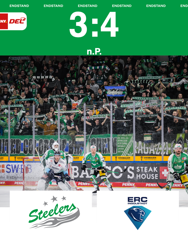 Leider nur ein Punkt gegen die Panther – Steelers unterliegen mit 3:4 n.P.