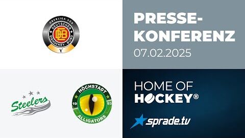 07.02.2025 - Pressekonferenz - Bietigheim Steelers vs. Höchstadter EC