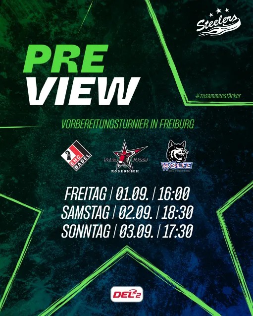 Steelers starten beim Turnier in Freiburg
