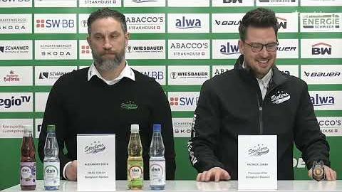 07.03.2025 - Pressekonferenz - Bietigheim Steelers vs. Saale Bulls Halle