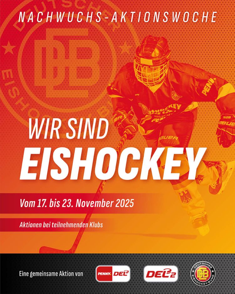 Aktionswoche „Wir sind Eishockey“ vom 17. bis 23.11.2025