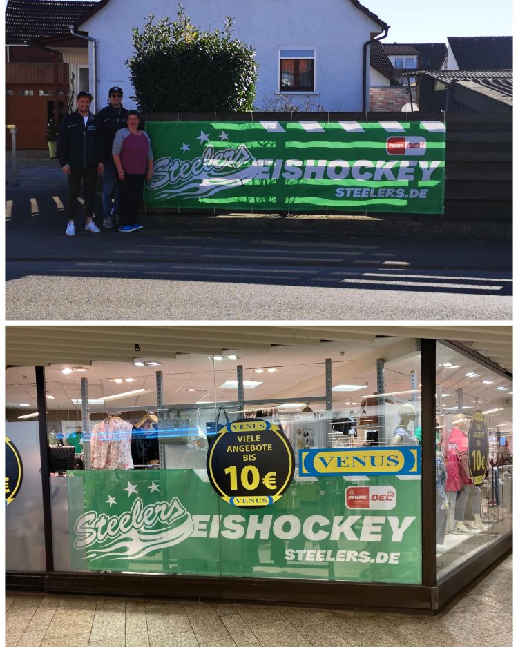 Weitere Banner angebracht