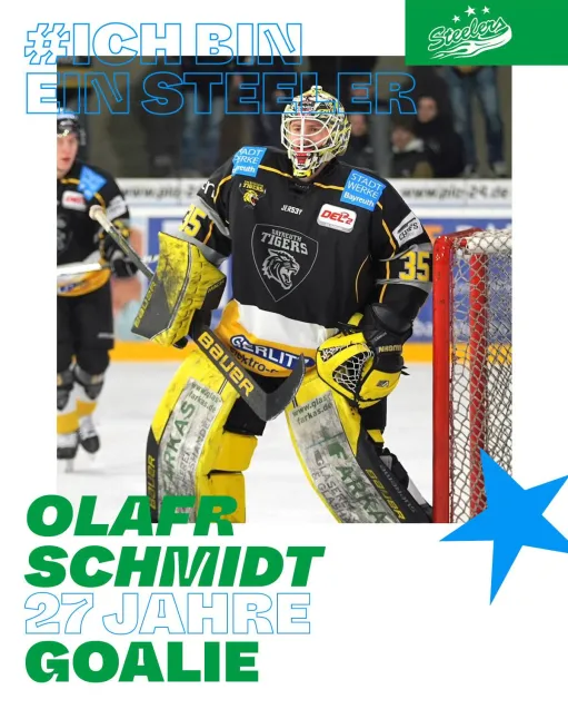 Olafr Schmidt wird Torhüter bei den Steelers