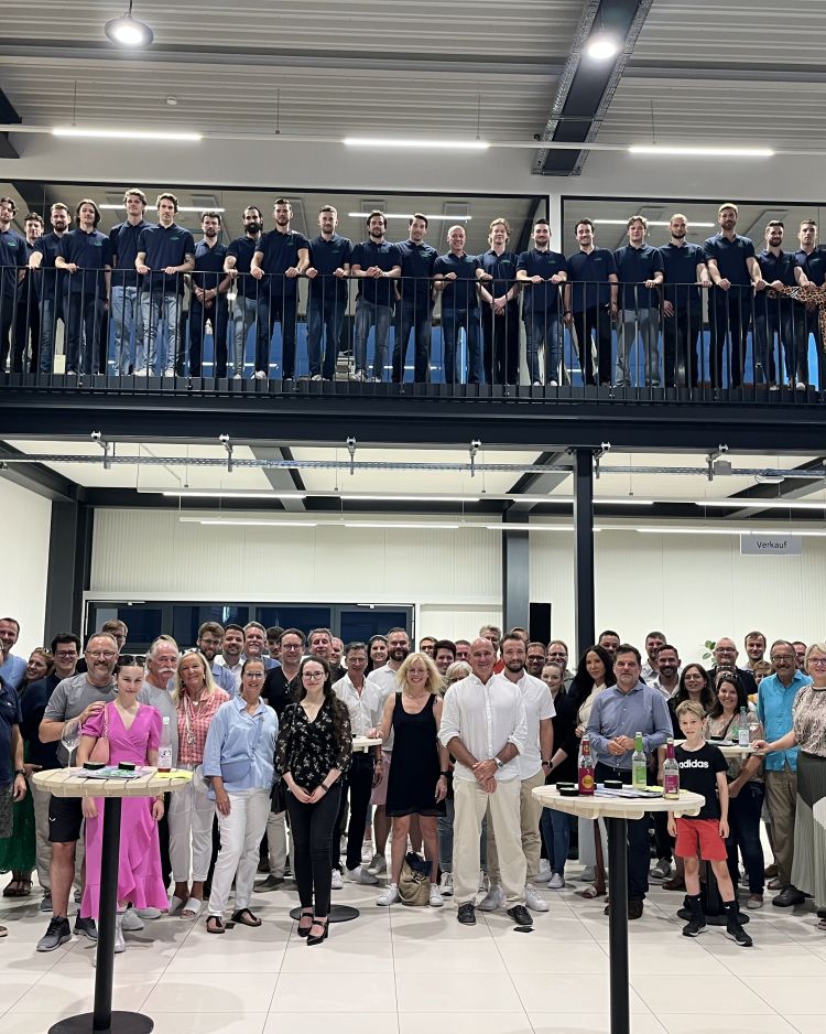 Super Stimmung bei der Teampräsentation