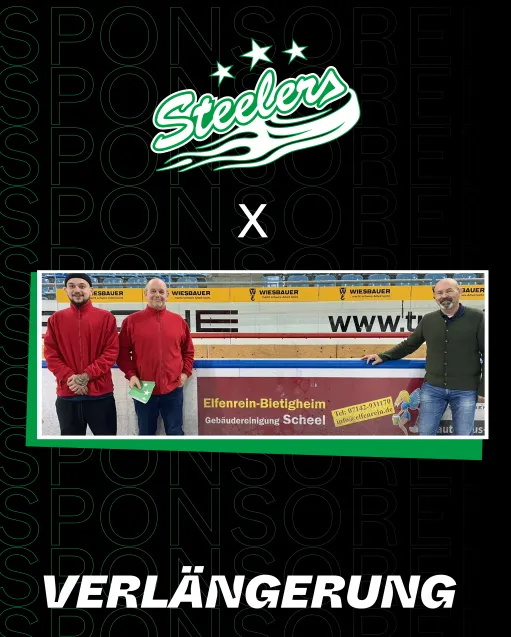 Elfenrein bleibt auch für die Saison 2023/24 Partner der Steelers