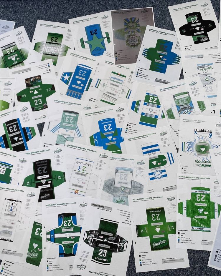 Design für die Vorbereitungsspiele gewählt