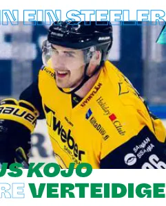 MARKUS KOJO VERSTÄRKT DIE STEELERS