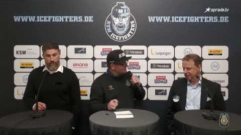 16.03.2025 - Pressekonferenz - KSW Icefighters Leipzig vs. Bietigheim Steelers
