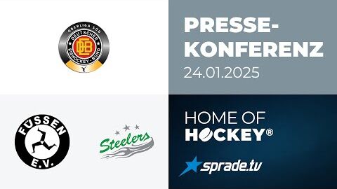24.01.2025 - Pressekonferenz - EV Füssen vs. Bietigheim Steelers