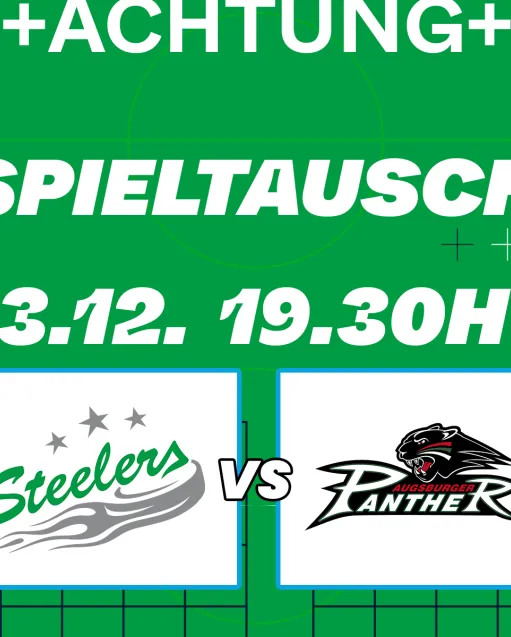 Heimrechttausch mit Augsburg – Heimspiel am 03.12.2021