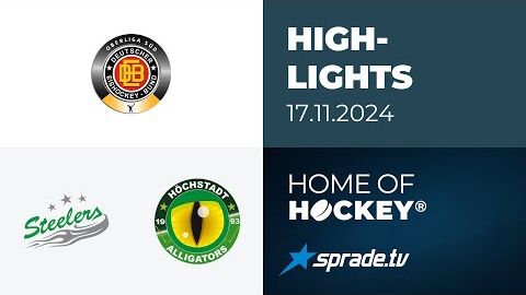 17.11.2024 - Highlights - Bietigheim Steelers vs. Höchstadter EC