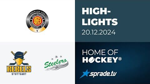 20.12.2024 - Highlights - Stuttgarter EC vs. Bietigheim Steelers
