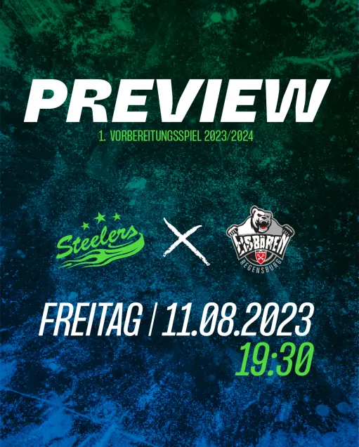 Endlich wieder Eishockey – die Steelers testen gegen Regensburg