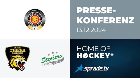 13.12.2024 - Pressekonferenz - onesto Tigers Bayreuth vs. Bietigheim Steelers