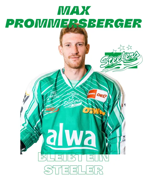 Max Prommersberger geht in seine zehnte Saison in Bietigheim