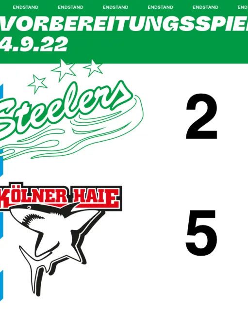 Niederlage in Stuttgart – Steelers unterliegen Köln mit 2:5