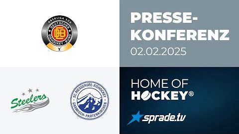 02.02.2025 - Pressekonferenz - Bietigheim Steelers vs. SC Riessersee