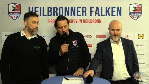21.02.2025 - Pressekonferenz - Heilbronner Falken vs. Bietigheim Steelers