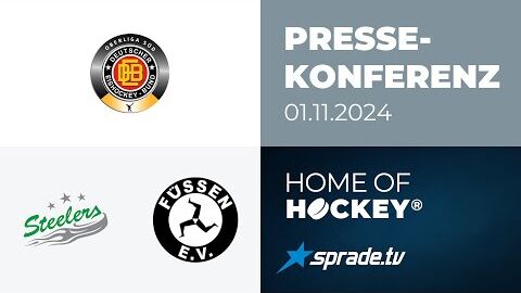 01.11.2024 - Pressekonferenz - Bietigheim Steelers vs. EV Füssen