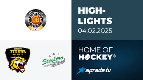 04.02.2025 - Highlights - onesto Tigers Bayreuth vs. Bietigheim Steelers