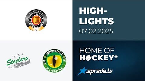 07.02.2025 - Highlights - Bietigheim Steelers vs. Höchstadter EC