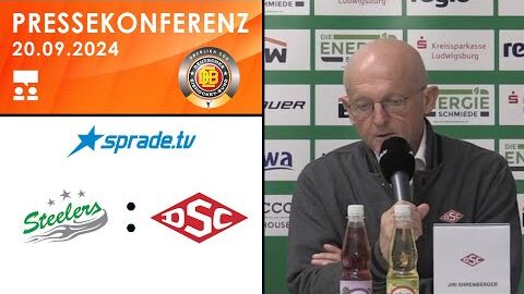 20.09.2024 - Pressekonferenz - Bietigheim Steelers vs. Deggendorfer SC