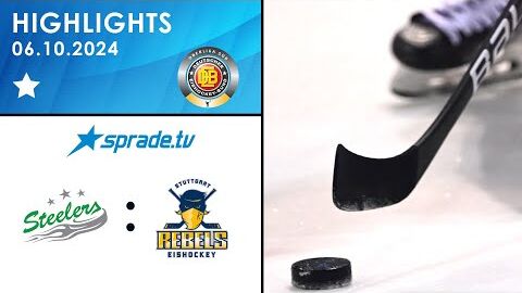 06.10.2024 - Highlights - Bietigheim Steelers vs. Stuttgarter EC