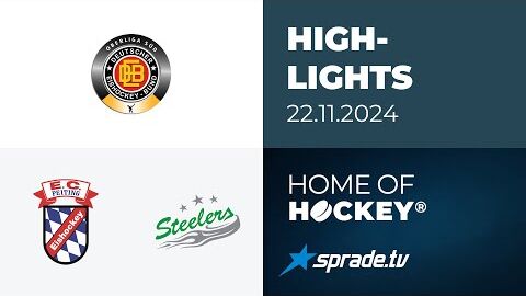 22.11.2024 - Highlights - EC Peiting vs. Bietigheim Steelers