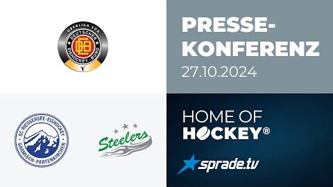 27.10.2024 - Pressekonferenz - SC Riessersee vs. Bietigheim Steelers